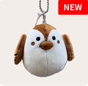 イクスカすずめボールチェーンマスコット